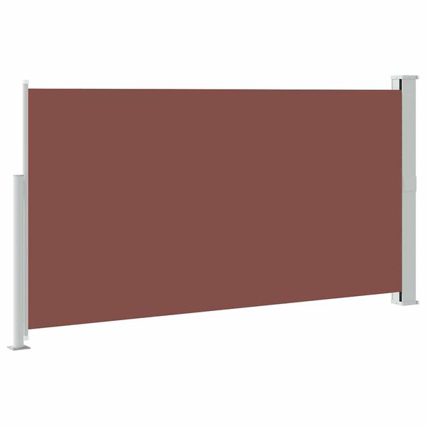 vidaXL Patio Retractable Side Awning 170x300 cm Brown