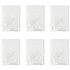 vidaXL Dust Sheet 6 pcs Transparent 400 x 500 cm HDPE