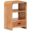 vidaXL Bedside Table 40x30x60 cm Solid Acacia Wood Honey Finish