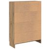 vidaXL Book Cabinet Artisan Oak 82.5x30.5x115 cm Engineered Wood