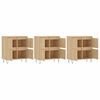 vidaXL Sideboards 3 pcs Sonoma Oak Engineered Wood
