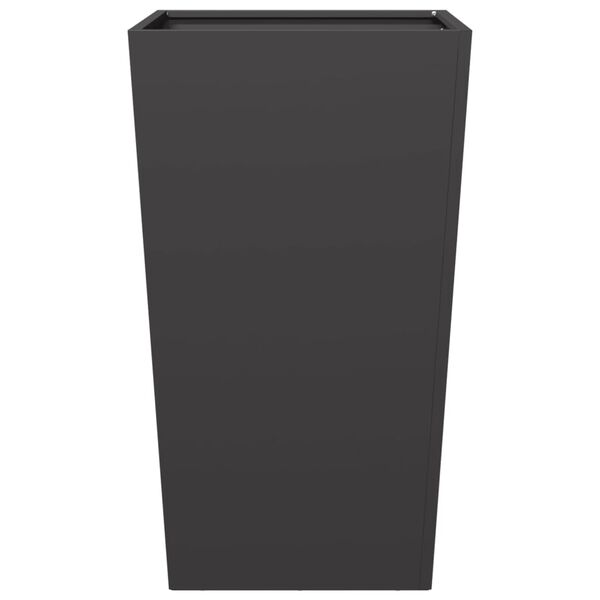 vidaXL Garden Planter Black 45x45x75 cm Steel
