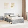 vidaXL Bed Frame with Headboard Concerte 120 x 190 cm Solid Pine Wood