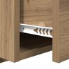 vidaXL Bedside Cabinet with Drawer 2 pcs Artisan Oak 50 x 32.5 x 80cm
