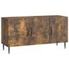 vidaXL TV Cabinet Smoked Oak 99 x 34.5 x 50 cm Engineered Wood