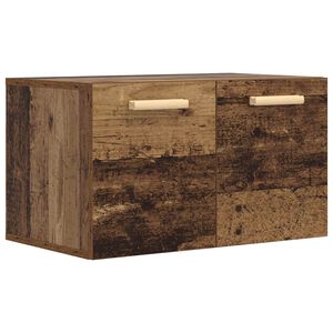 vidaXL Wall Cabinet Old wood 60 x 36.5 x 35 cm Engineered Wood