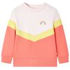 vidaXL Kids' Sweatshirt Soft Pink 128