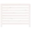 vidaXL Radiator Cover White 108.5x19x84 cm Solid Wood Pine