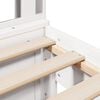 vidaXL Bookcase Bed without Mattress White 90x190 cm Single Solid Wood Pine
