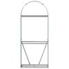 vidaXL Log Holder Green 80x45x190 cm Galvanised Steel