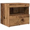 vidaXL Bedside Cabinet 2 pcs Old Wood 50 x 40 x 45 cm Engineered Wood
