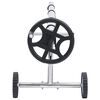 vidaXL Pool Cover Roller with Stainless Steel Base