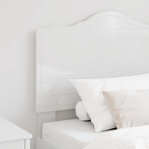 vidaXL Headboard with Headboard Gloss White 75 cm Engineered wood