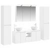 vidaXL Bathroom Furniture Set 6 pcs White 100 x 14.5 x 70 cm