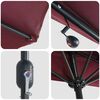 vidaXL Garden Parasol Bordeaux Red 294 x 150 x 224 cm