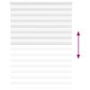 vidaXL Zebra Blind White 165x230 cm Fabric Width 160.9 cm Polyester