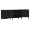 vidaXL TV Cabinet | Black | Engineered wood | 150x30x50 cm | TV Cabinet