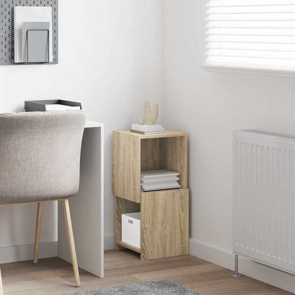 vidaXL Corner Cabinet Sonoma Oak 30.5x30x65cm Engineered Wood