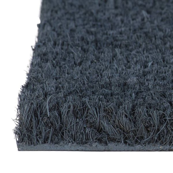vidaXL Door Mat Dark Grey 50x80 cm Tufted Coir