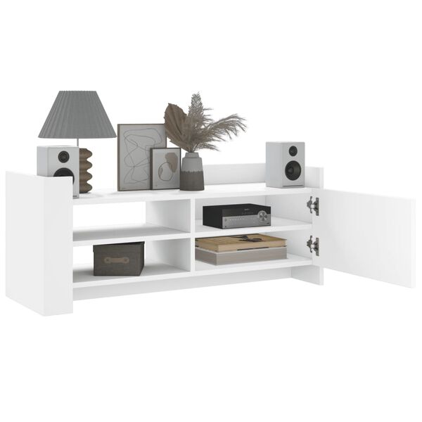 vidaXL TV Cabinet White 100x35x40 cm Engineered Wood