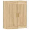 vidaXL Wall Mounted Cabinets 2 pcs Sonoma Oak Engineered Wood