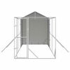 vidaXL Outdoor Dog Kennel with Roof Silver 2x6x2.5 m Galvanised Steel