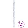 vidaXL Furniture Stickers Self-Adhesive Marble White 90x500 cm PVC