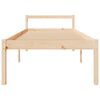 vidaXL Senior Bed without Mattress 90x200cm Solid Wood Pine