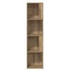 vidaXL Corner Cabinet Artisan Oak 33x33x132 cm Engineered Wood