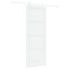 vidaXL Sliding Door 78 x 202 cm Engineered Wood White