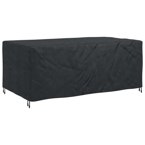 vidaXL Furniture Cover Plain Black 240 x 140 x 90 cm 420D