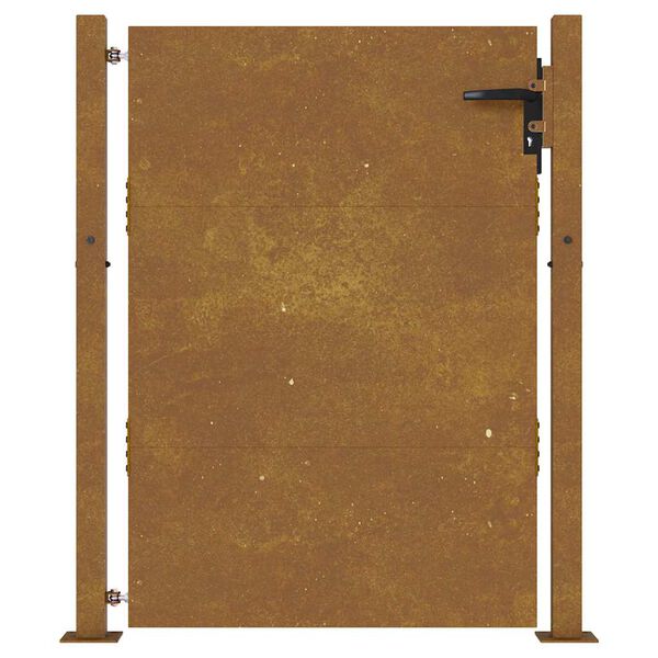 vidaXL Garden Gate 100x150 cm Corten Steel