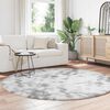 vidaXL Shaggy Rug High Pile NAVARRA Silver Grey 200x200 cm Polyester