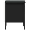 vidaXL Bedside Cabinets 2 pcs Black 40x30x40 cm Engineered Wood