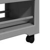 vidaXL Kitchen Trolley BODO Grey 67.5x45x80 cm