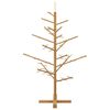 vidaXL Wooden Christmas Tree with Stand Brown 125 cm Solid pine wood