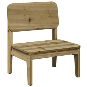 vidaXL Garden Chair | Pine | Impregnated solid pine wood | Standard | Durable