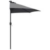 vidaXL Garden Parasol Anthracite 294 x 150 x 223 cm