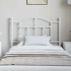 vidaXL Metal Replace Headboard White 100 cm