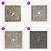 vidaXL Sink Grey 40x40x10 cm Marble