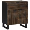 vidaXL Bedside Cabinet Walnut 50 x 33 x 60 cm Solid Acacia wood