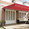 vidaXL Retractable Awning Manual Red 600 x 300 cm Polyester and Steel