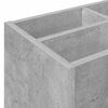 vidaXL Umbrella Stand Concrete Grey 65 x 24 x 50 cm Engineered Wood