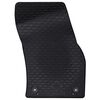 vidaXL Car Mat 2 pcs Black suitable for VW CADDY 2020- Rubber
