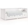 vidaXL Day Bed without Mattress White 80x200 cm Solid Wood Pine