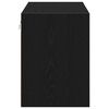 vidaXL Garage Wall Cabinet Black Engineered Wood