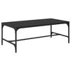 vidaXL Coffee Table Black Oak 100 x 50 x 35 cm Engineered Wood