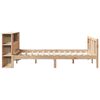 vidaXL Bookcase Bed without Mattress 120x200cm Solid Wood Pine
