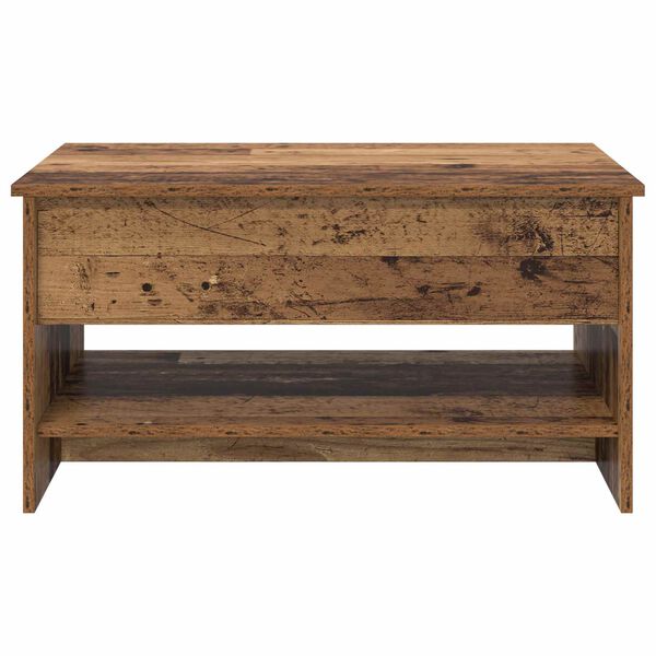 vidaXL Coffee Table Old Wood 80 x 50.5 x 41.5 cm Engineered Wood