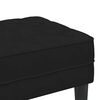 vidaXL Bench Black 113 x 57 x 39 cm Velvet
